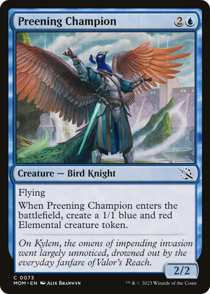 Preening Champion [March of the Machine] - MTG Single