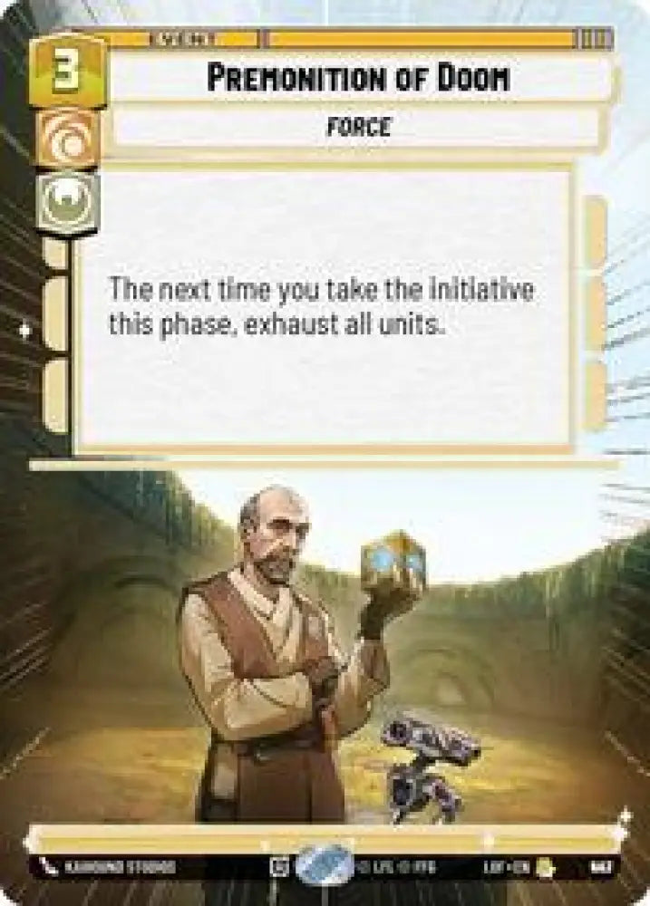 Premonition of Doom (Hyperspace Foil) (943) [Legends of the Force]