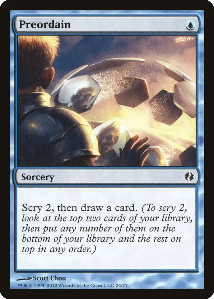 Preordain [Duel Decks: Venser vs. Koth] - MTG Single