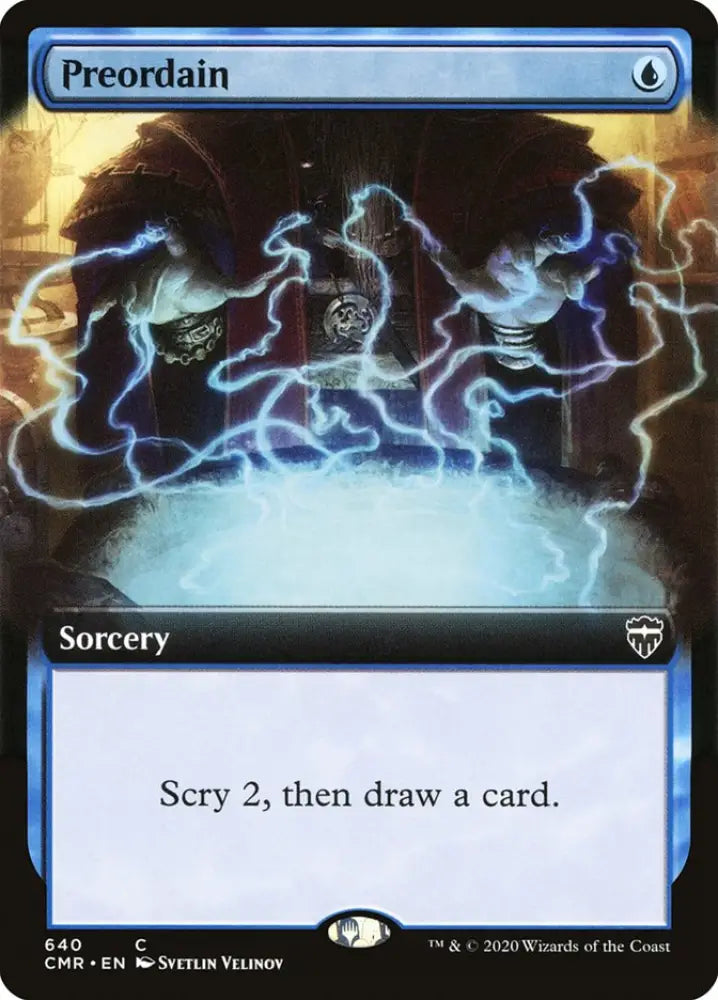 Preordain (Extended Art) [Commander Legends] - MTG Single