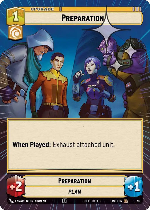 Preparation (Hyperspace Foil) (730) [Ashes of the Empire]