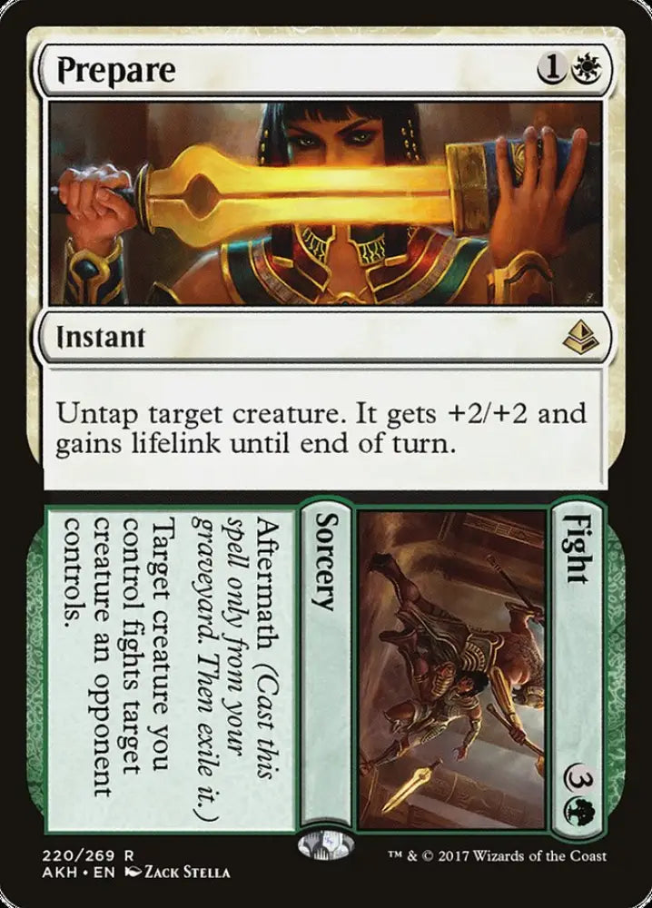 Prepare // Fight [Amonkhet] - MTG Single