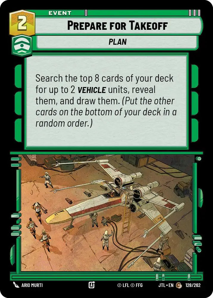Prepare for Takeoff (128/262) [Jump to Lightspeed] - Star Wars: Unlimited Single