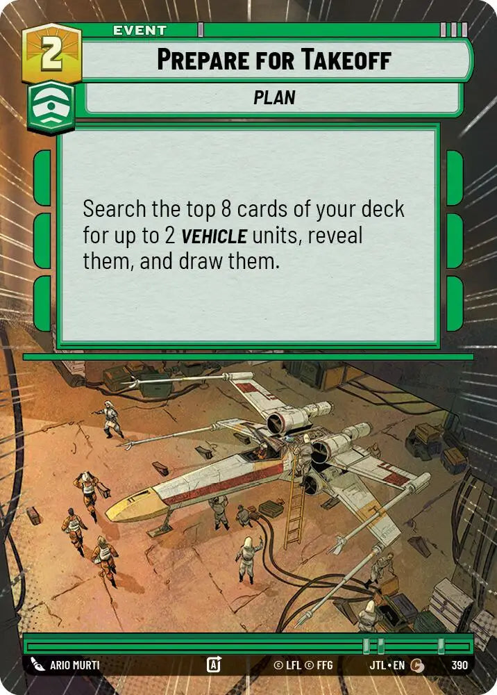 Prepare for Takeoff (Hyperspace) (390) [Jump to Lightspeed] - Star Wars: Unlimited Single
