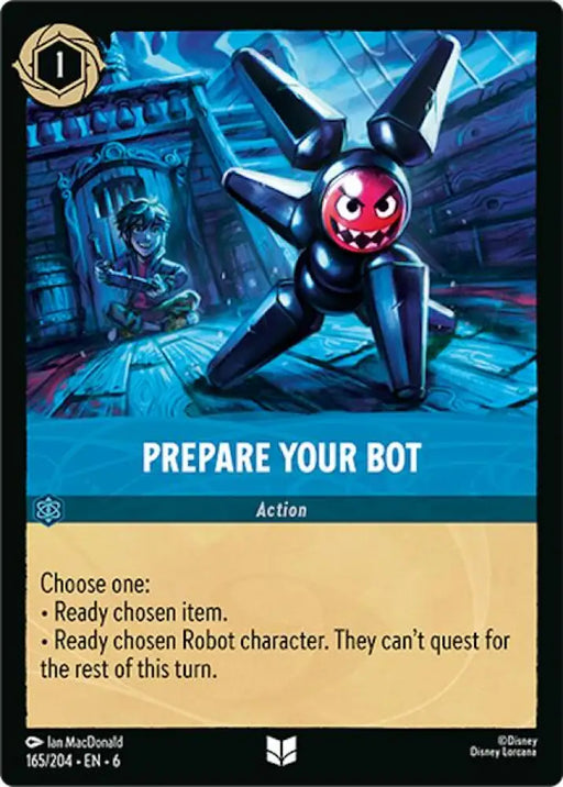 Prepare Your Bot (165/204) [Azurite Sea] - Lorcana Single