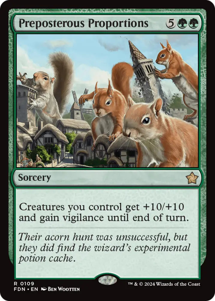 Preposterous Proportions [Foundations] - MTG Single