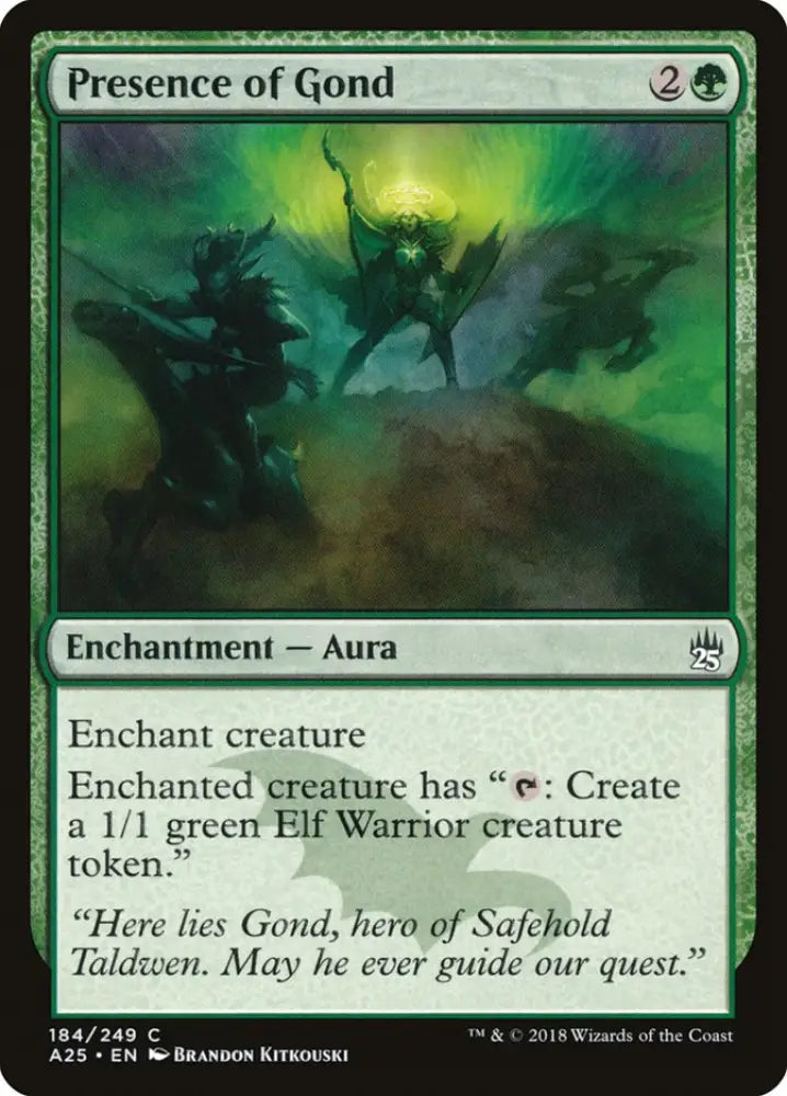 Presence of Gond [Masters 25] - MTG Single