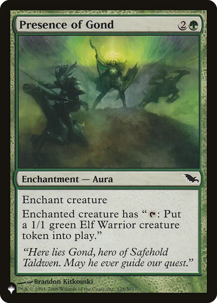 Presence of Gond [The List] - MTG Single