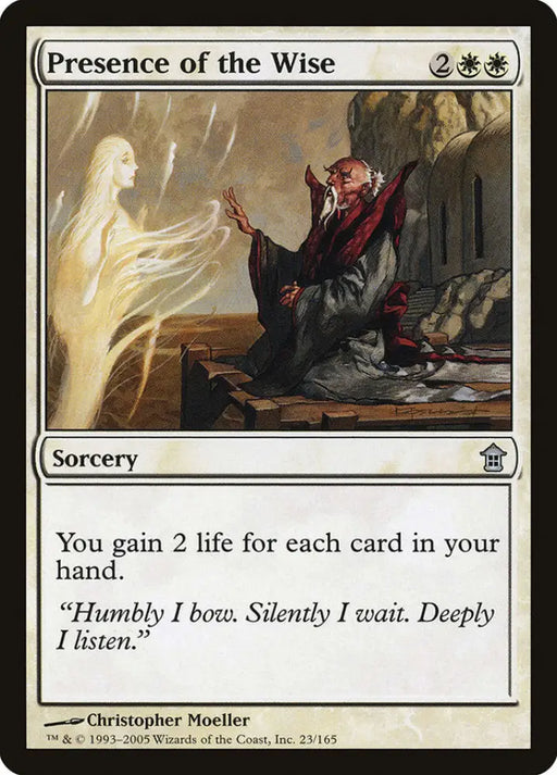 Presence of the Wise [Saviors of Kamigawa] - MTG Single