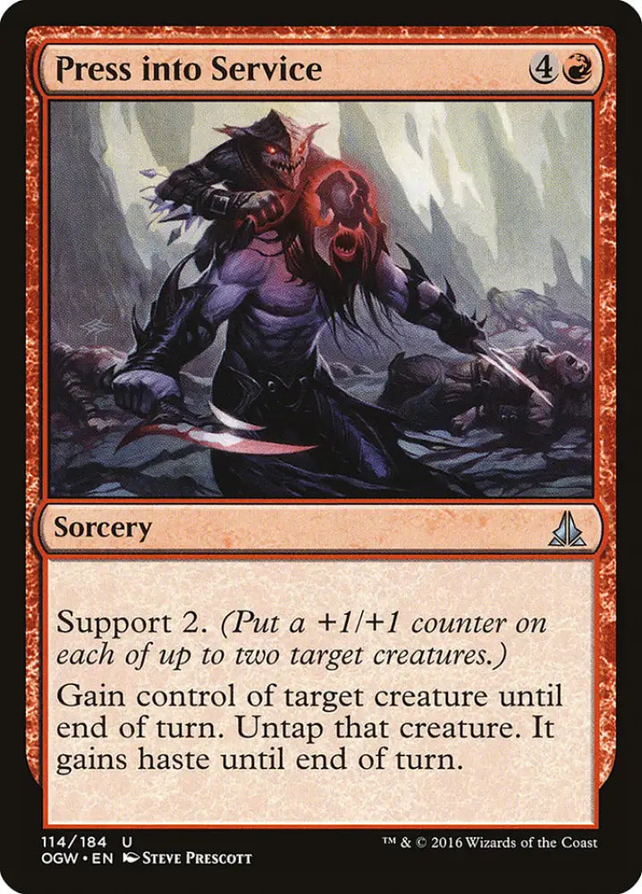 Press into Service [Oath of the Gatewatch] - MTG Single