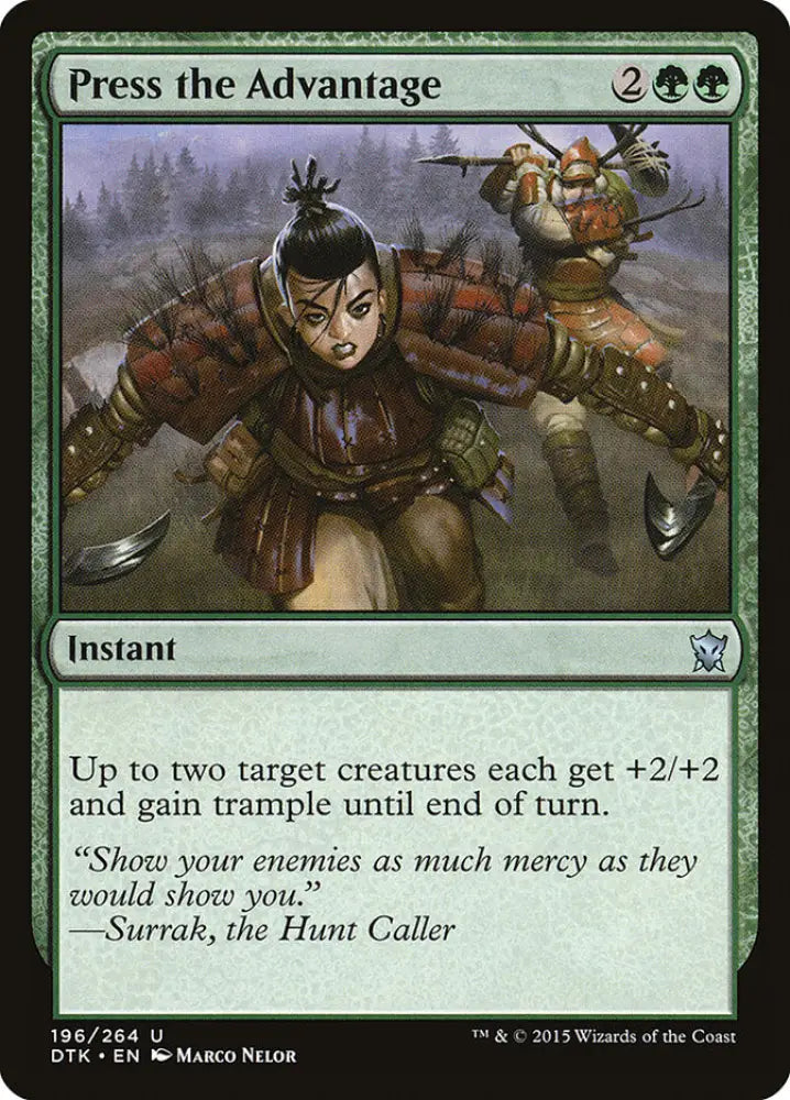 Press the Advantage [Dragons of Tarkir] - MTG Single