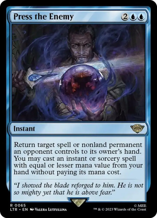 Press the Enemy [The Lord of the Rings: Tales of Middle-Earth] - MTG Single