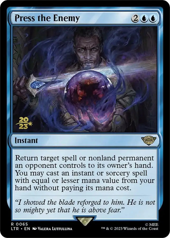 Press the Enemy [The Lord of the Rings: Tales of Middle-Earth Prerelease Promos] - MTG Single
