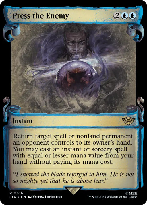 Press the Enemy [The Lord of the Rings: Tales of Middle-Earth Showcase Scrolls] - MTG Single