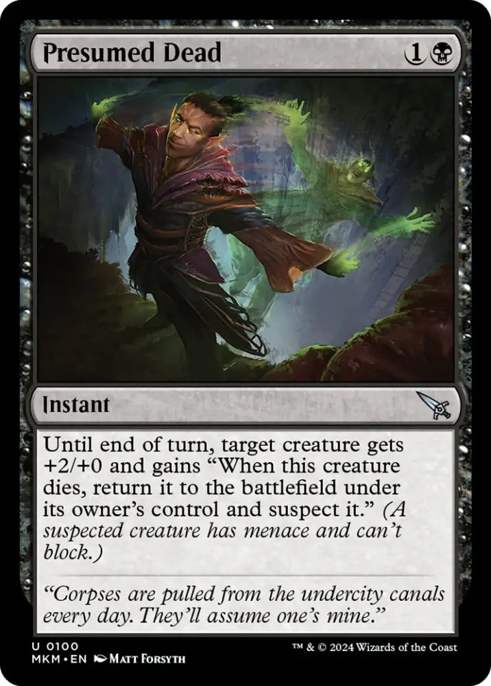 Presumed Dead [Murders at Karlov Manor] - MTG Single