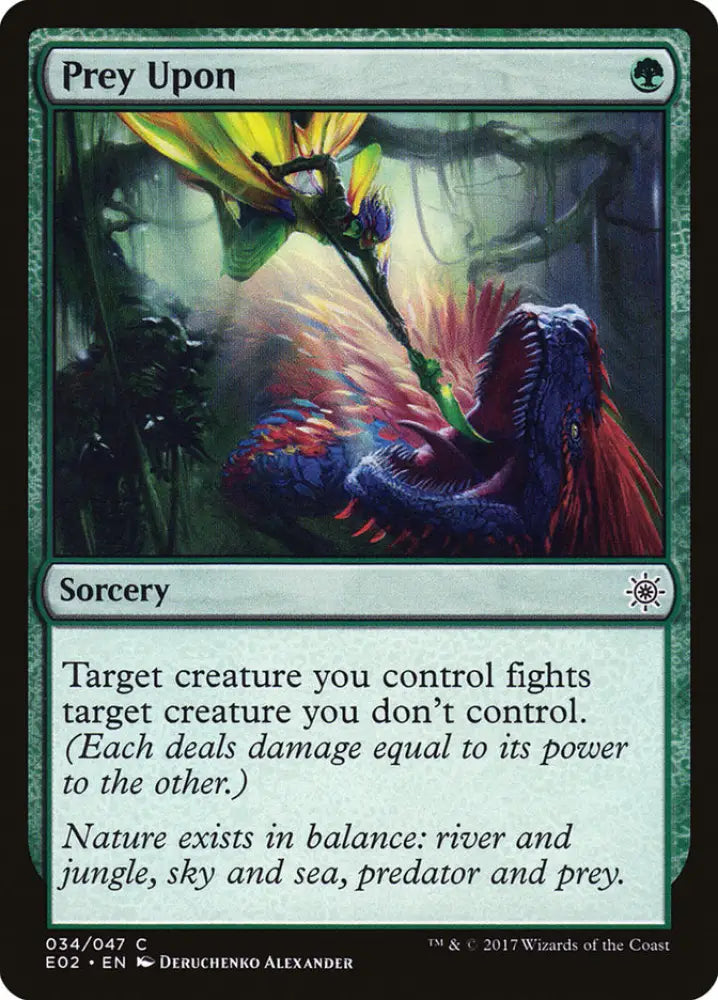 Prey Upon [Explorers of Ixalan] - MTG Single