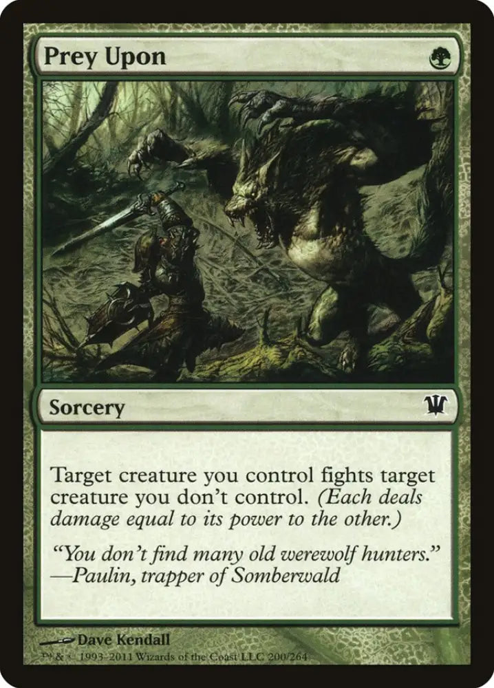 Prey Upon [Innistrad] - MTG Single
