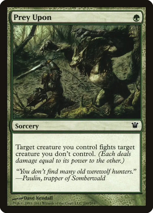 Prey Upon [Innistrad] - MTG Single
