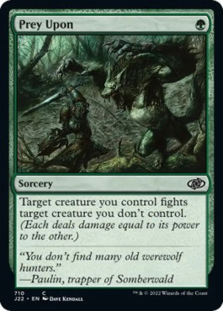 Prey Upon [Jumpstart 2022] - MTG Single