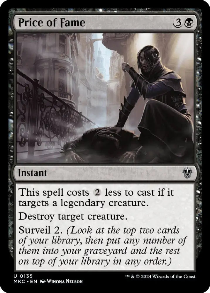 Price of Fame [Murders at Karlov Manor Commander] - MTG Single