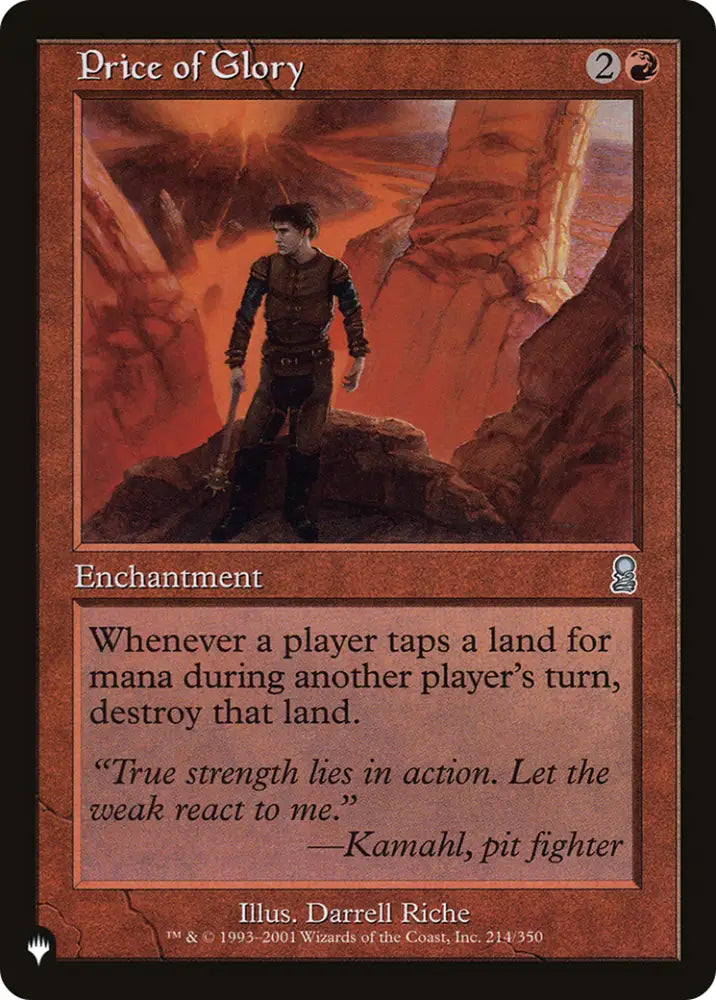 Price of Glory [The List] - MTG Single