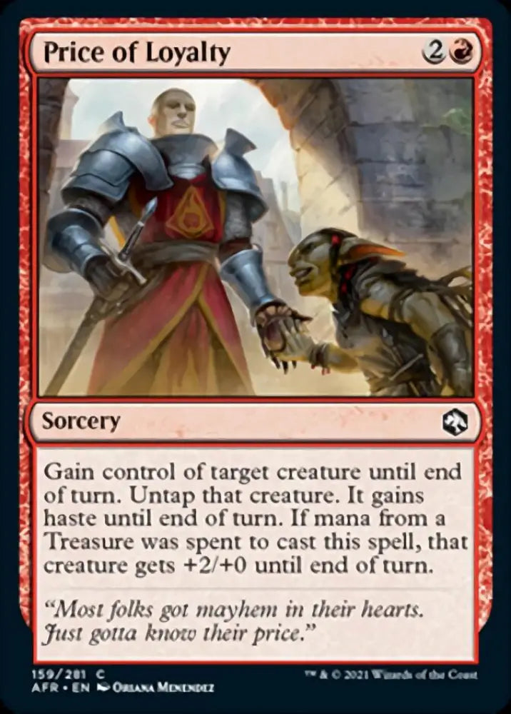 Price of Loyalty [Dungeons & Dragons: Adventures in the Forgotten Realms] - MTG Single