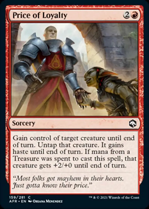 Price of Loyalty [Dungeons & Dragons: Adventures in the Forgotten Realms] - MTG Single