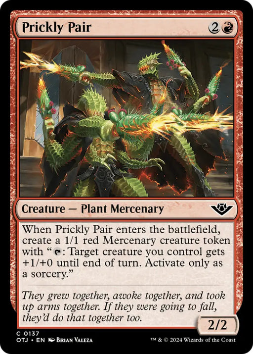 Prickly Pair [Outlaws of Thunder Junction] - MTG Single
