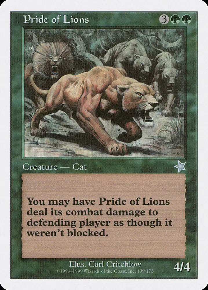 Pride of Lions [Starter 1999] - MTG Single