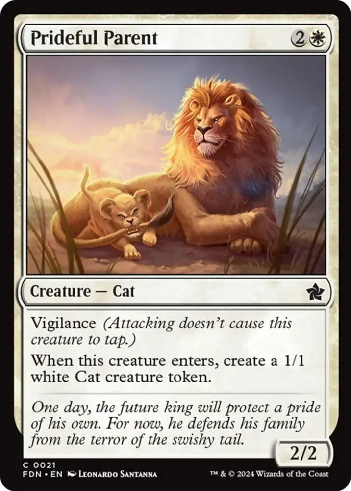 Prideful Parent [Foundations] - MTG Single