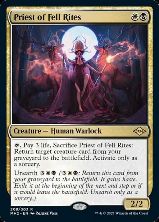 Priest of Fell Rites [Modern Horizons 2] - MTG Single