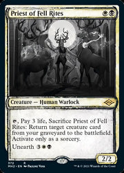 Priest of Fell Rites (Sketch) [Modern Horizons 2] - MTG Single