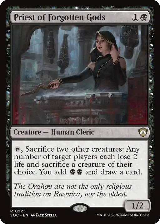 Priest of Forgotten Gods (225) [Secrets of Strixhaven Commander]
