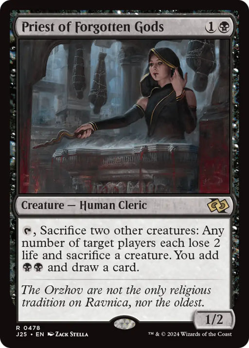 Priest of Forgotten Gods [Foundations Jumpstart] - MTG Single