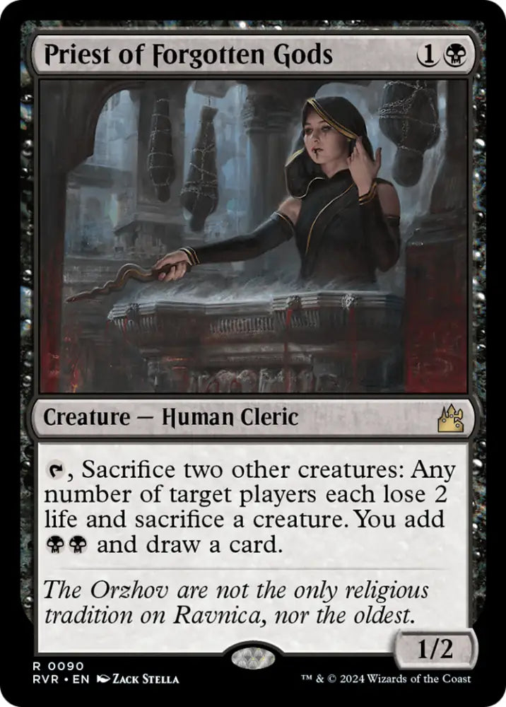 Priest of Forgotten Gods [Ravnica Remastered] - MTG Single