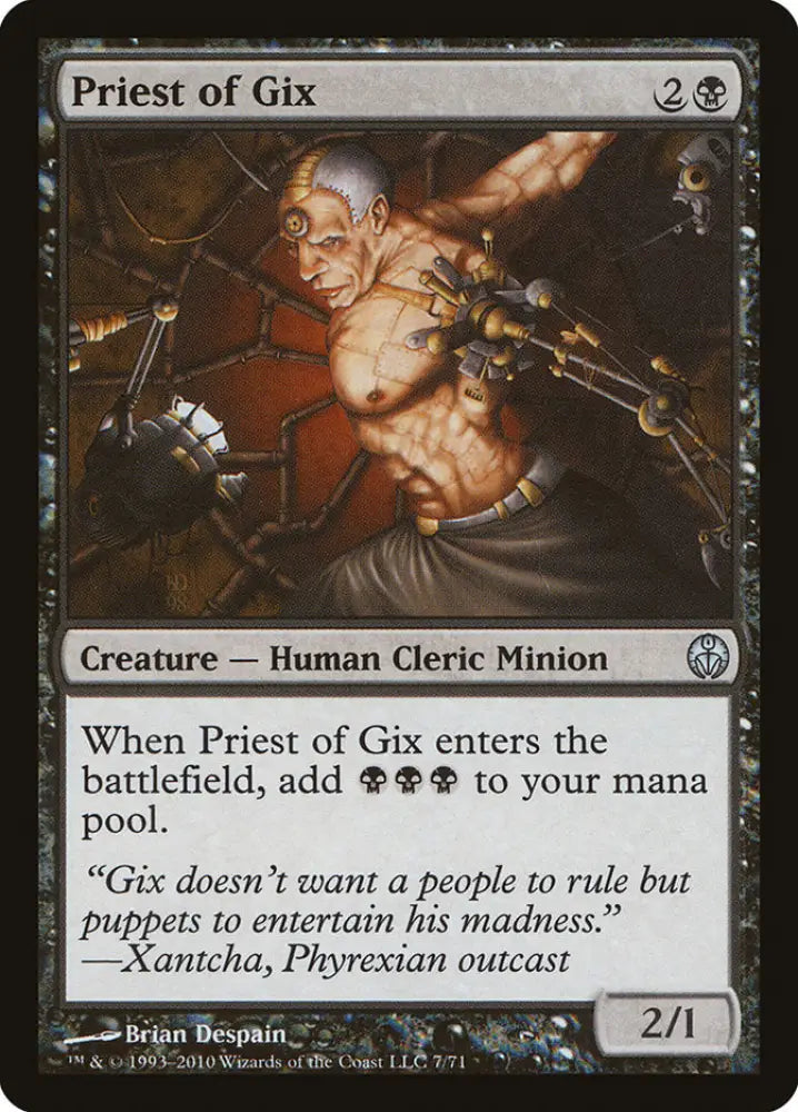 Priest of Gix [Duel Decks: Phyrexia vs. the Coalition] - MTG Single