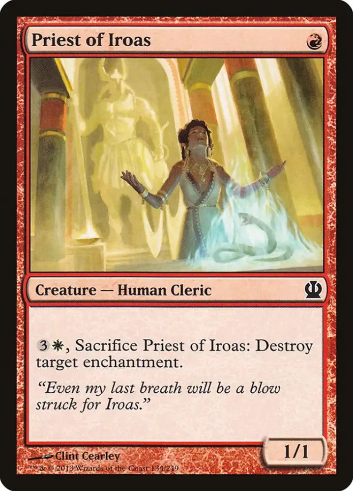 Priest of Iroas [Theros] - MTG Single