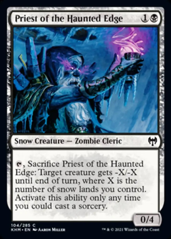 Priest of the Haunted Edge [Kaldheim] - MTG Single
