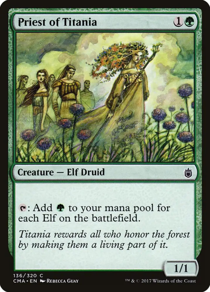 Priest of Titania [Commander Anthology] - MTG Single