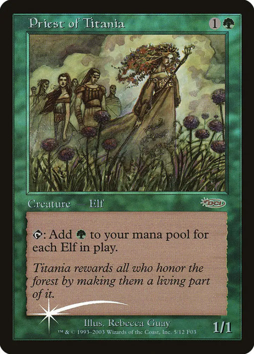 Priest of Titania [Friday Night Magic 2003] - MTG Single