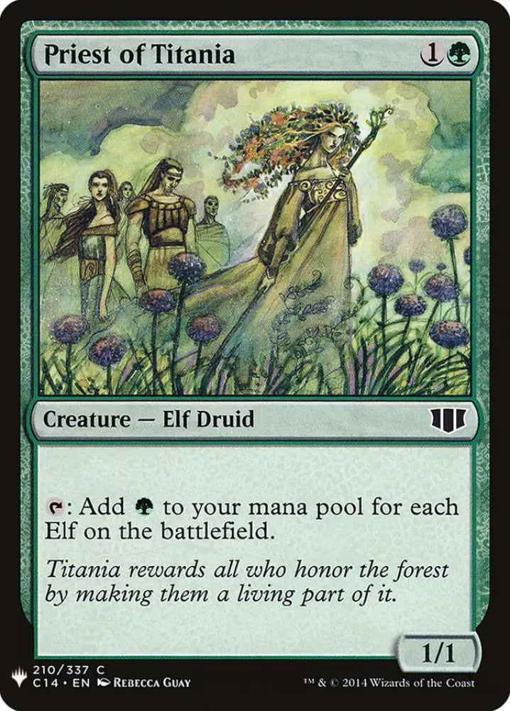 Priest of Titania [Mystery Booster] - MTG Single