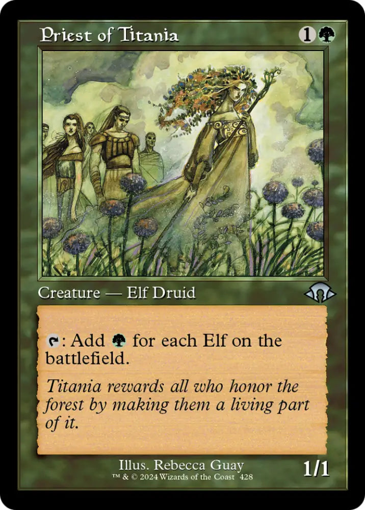 Priest of Titania (Retro) [Modern Horizons 3] - MTG Single
