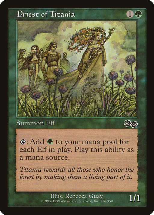 Priest of Titania [Urza’s Saga] - MTG Single