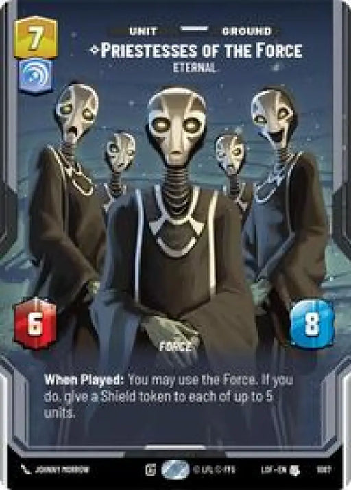Priestesses of the Force - Eternal (Prestige Foil) (1087) [Legends of the Force]