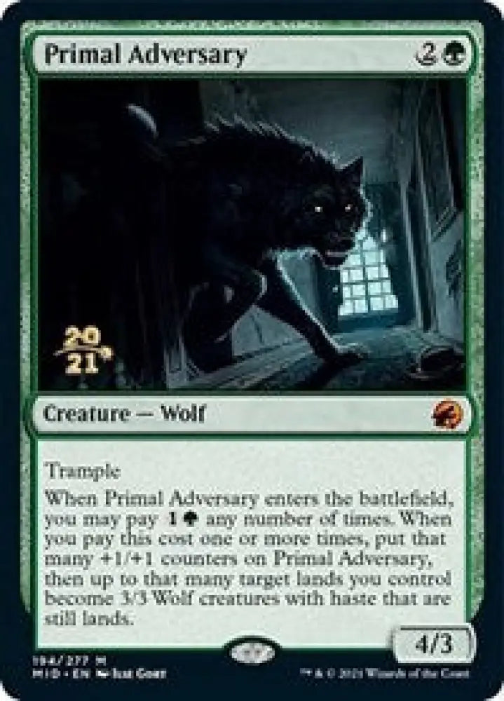Primal Adversary (194) [Prerelease Cards]