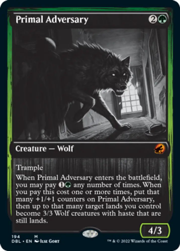 Primal Adversary [Innistrad: Double Feature] - MTG Single