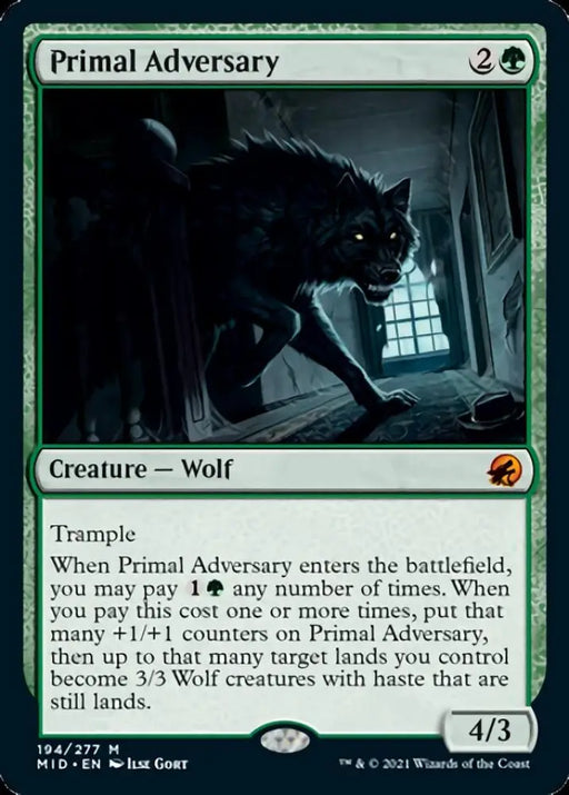 Primal Adversary [Innistrad: Midnight Hunt] - MTG Single