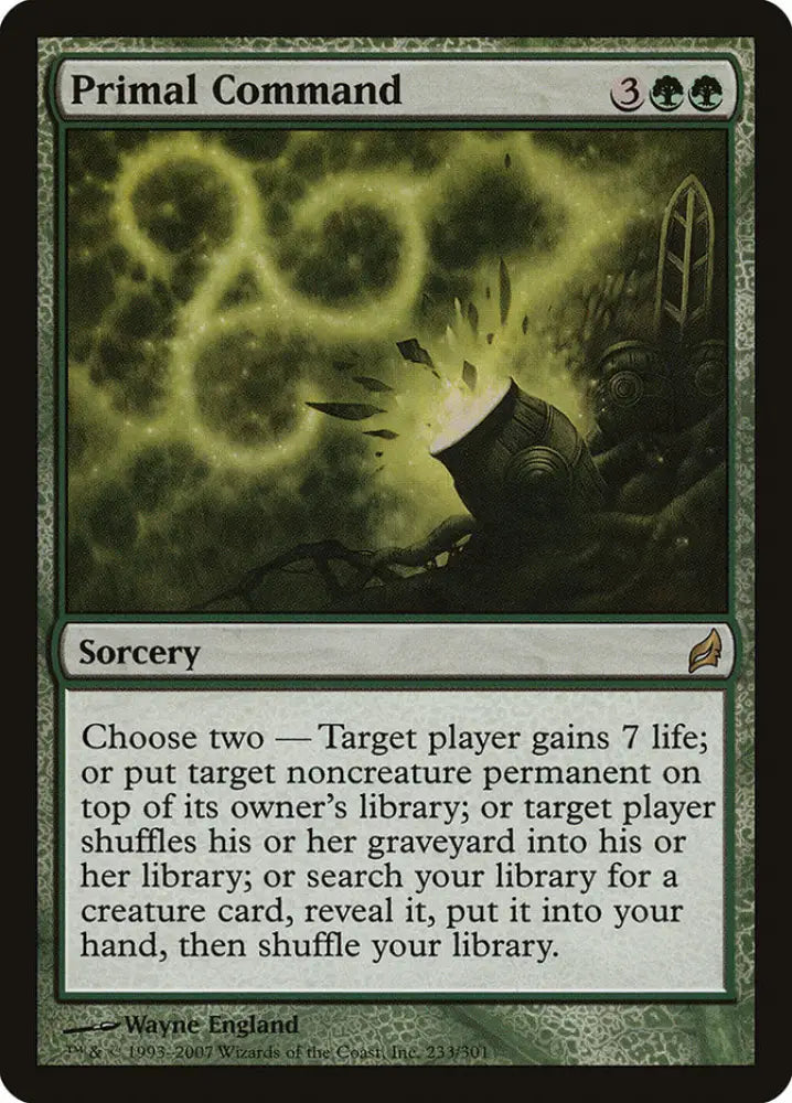 Primal Command [Lorwyn] - MTG Single