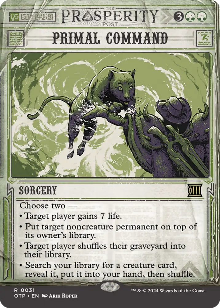Primal Command [Outlaws of Thunder Junction: Breaking News] - MTG Single