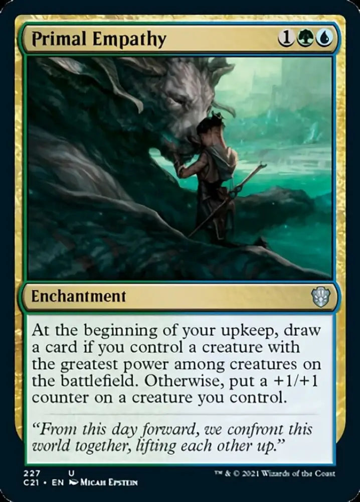 Primal Empathy [Commander 2021] - MTG Single